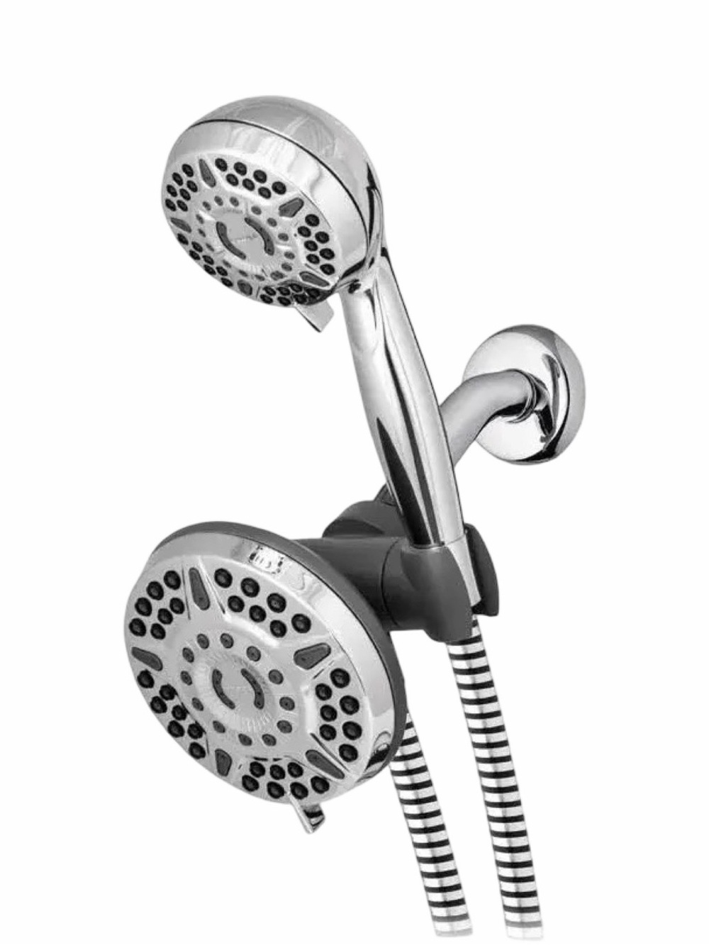WaterPik PowerPulse 12 Spray Dual Shower Head System - Brushed Nickel
